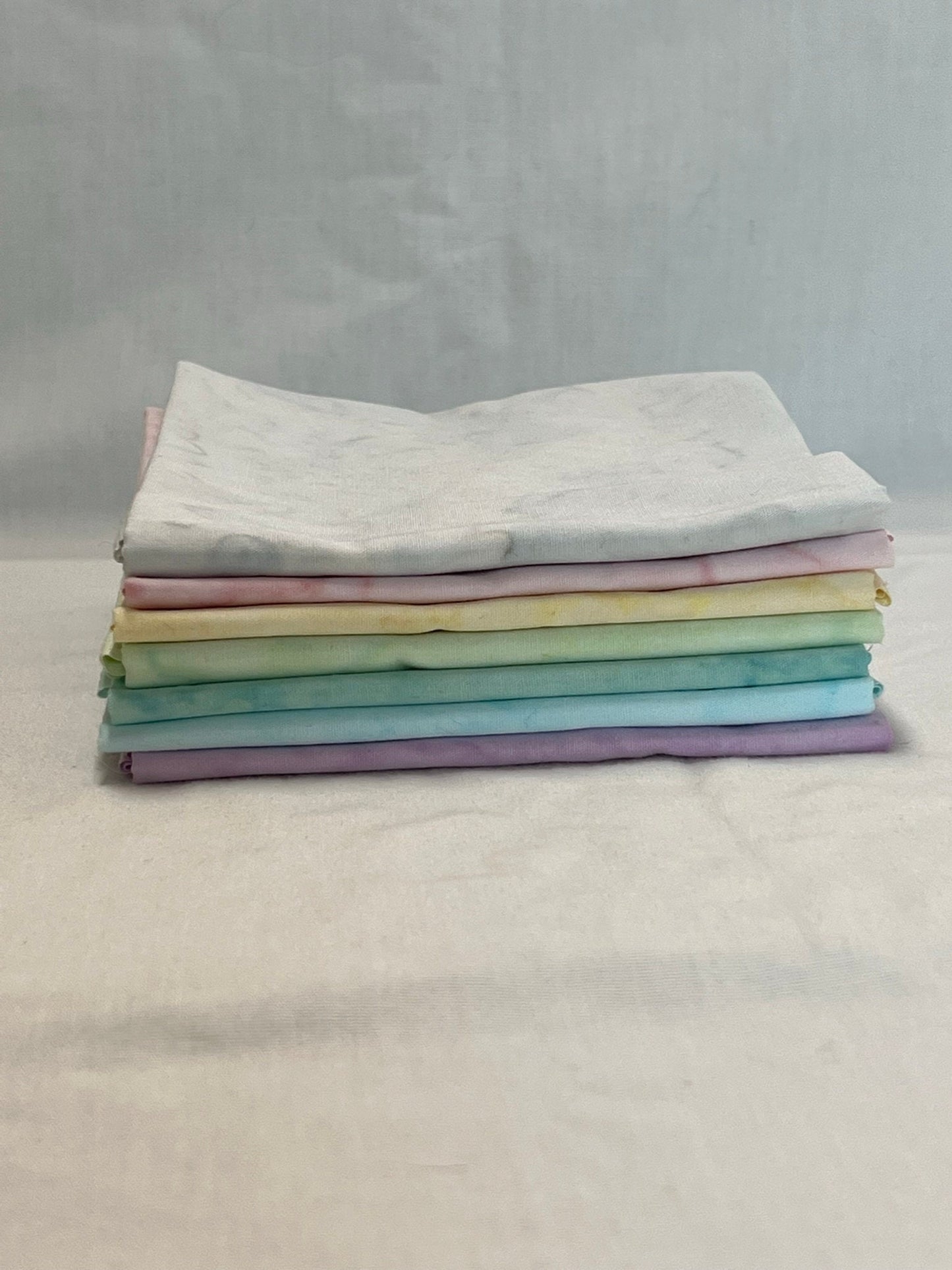 Pastel - Hoffman 1895 Watercolor Batiks | JUMBO Fat Quarter Mini-Bundle (7 colors) | Curated by Ruby Crown Studio