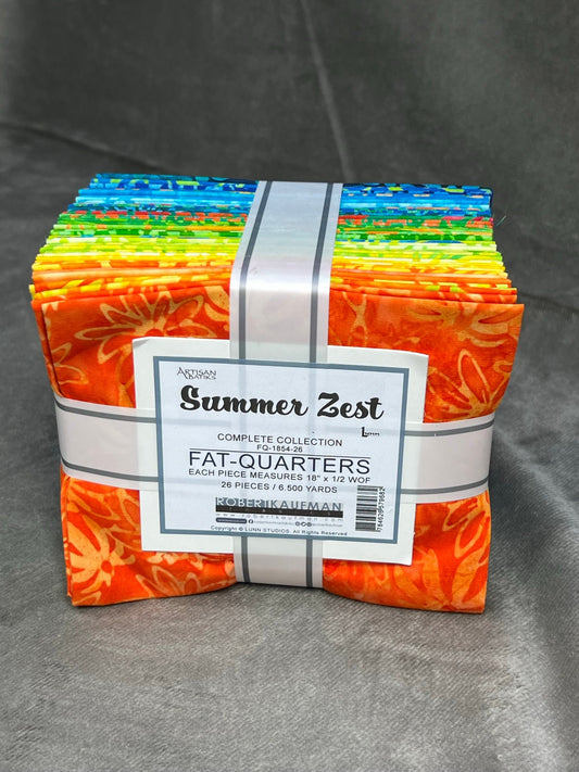 Kaufman - Artisan Batiks - Fat Quarter Bundle - Summer Zest