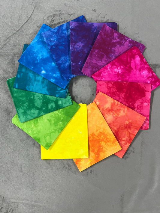 Hand Dyed Fabric - by Ruby Rose - Prism