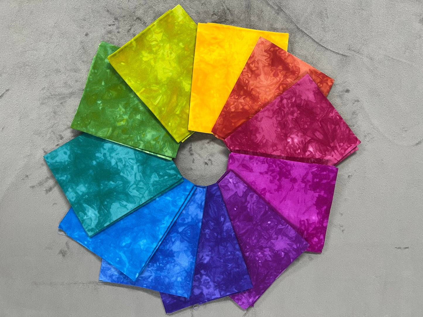 Hand Dyed Fabric - by Ruby Rose - Flower