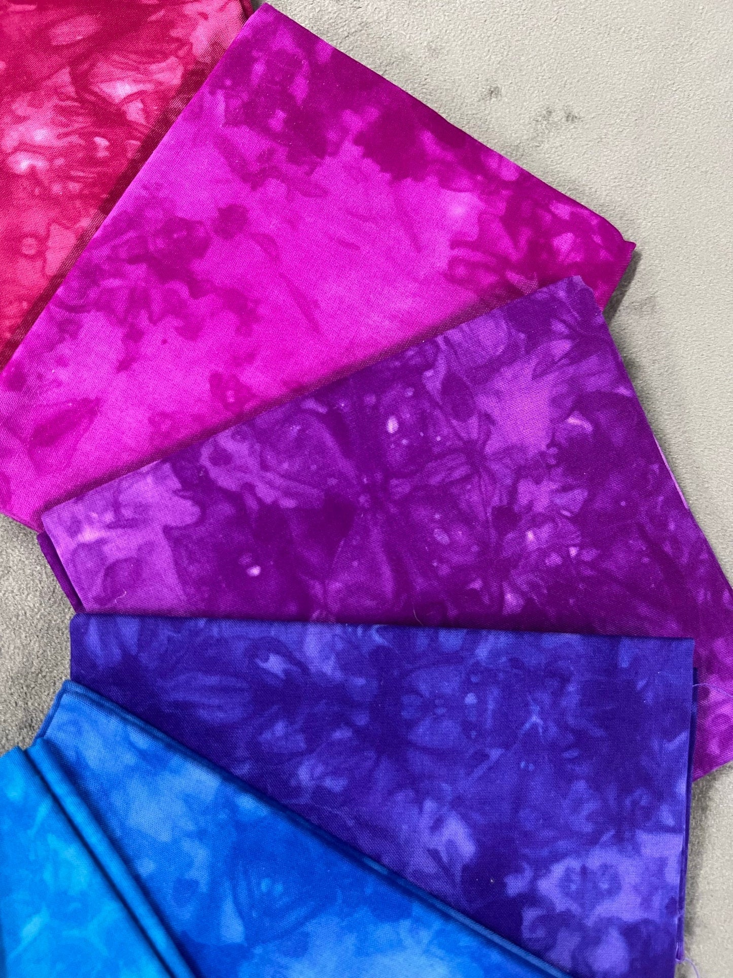 Hand Dyed Fabric - by Ruby Rose - Flower