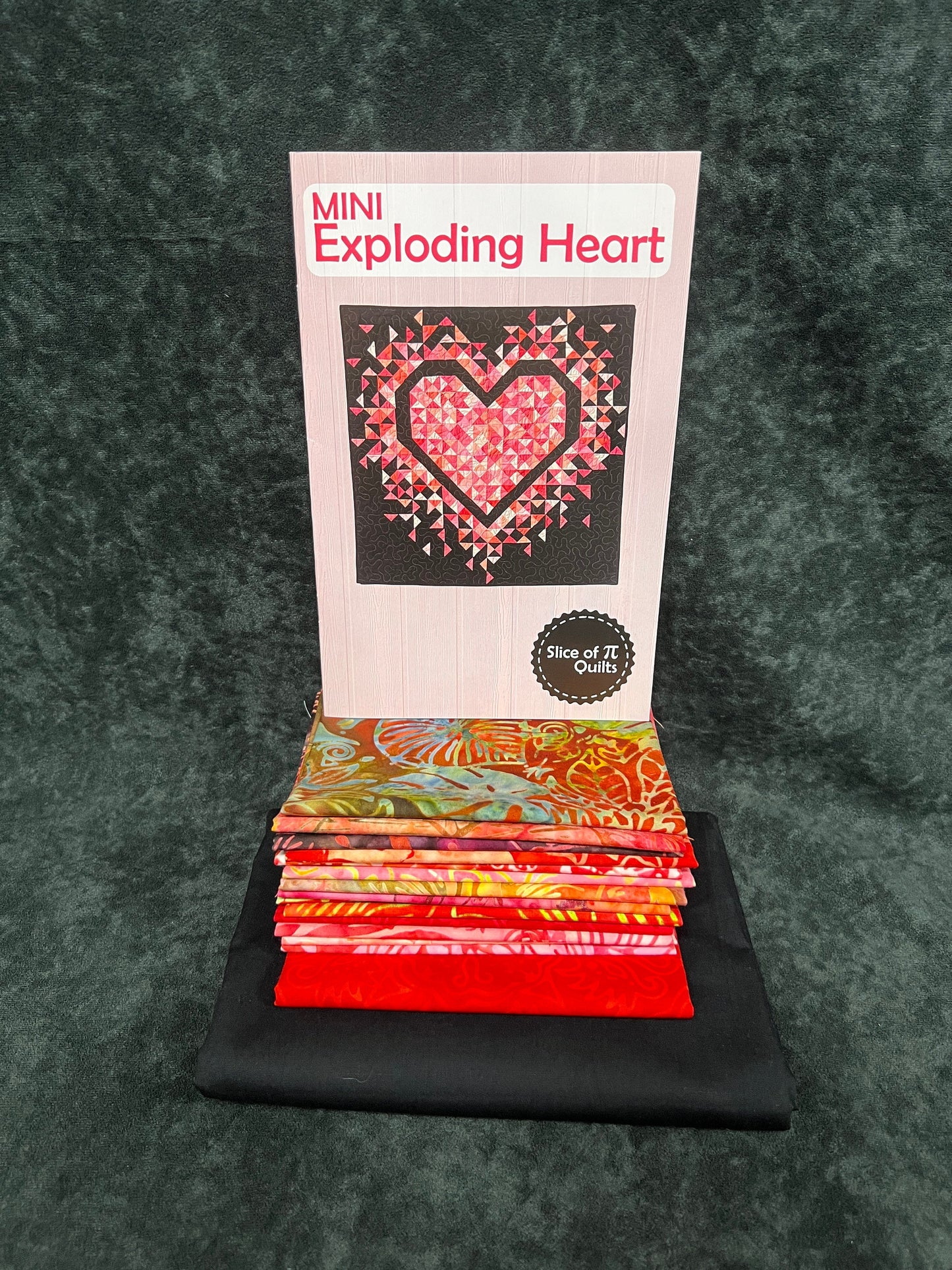 Mini Exploding Heart KIT - Riley Blake Tjaps - Red and Pink